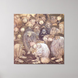 Impressão Em Tela Arte de Troll de John Bauer