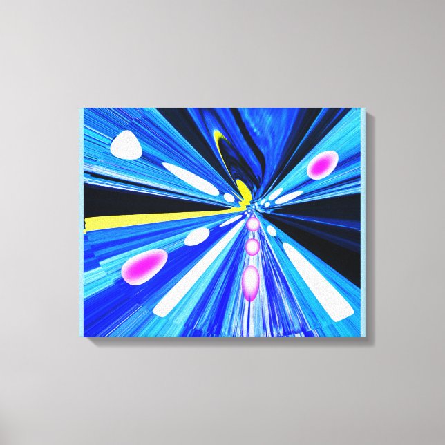 Impressão Em Tela Arte de viagem no espaço exterior (Frente)