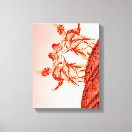 Impressão Em Tela Arte digital de Colósseis e estátuas/esculturas