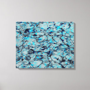 Impressão Em Tela Arte digital Legal e moderna da aquarela azul