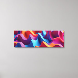 Impressão Em Tela Arte dinâmica de parede de Abstrato - Flo colorido