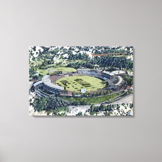 Impressão Em Tela Arte do Estádio de Críquete - Southampton, Hampshi