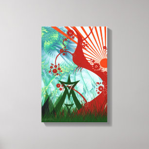 Impressão Em Tela Arte do Festival de Psiquiatria de Verão