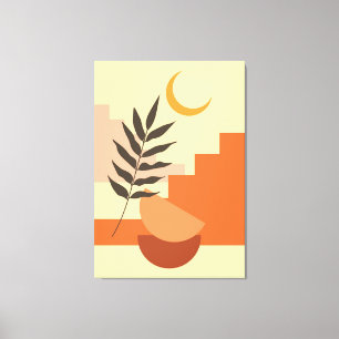 Impressão Em Tela Arte do muro de Boho