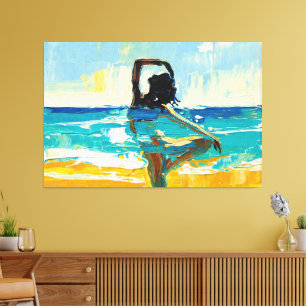 Impressão Em Tela Arte do Yoga (#2) pintura a óleo