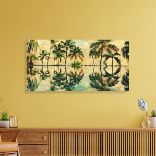 Impressão Em Tela Arte em Tela Aloha Home