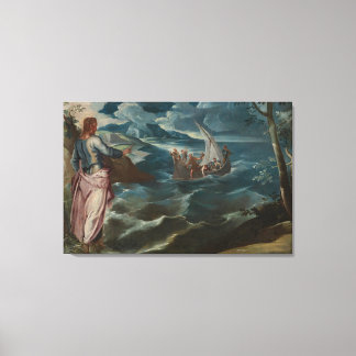 Impressão Em Tela arte em tela Cristo no mar da Galileia