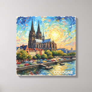 Impressão Em Tela Arte em Tela da Glória do Colo de Catedral de Colô
