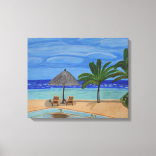 Impressão Em Tela arte em tela das Maldivas