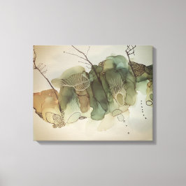Impressão Em Tela Arte em Tela de Algas Subaquáticas