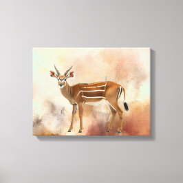 Impressão Em Tela Arte em Tela de Antílope Bongo Elegante