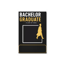 Arte em Tela de Diploma de Bacharel Personalizado 