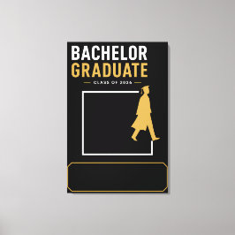 Impressão Em Tela Arte em Tela de Diploma de Bacharel Personalizado