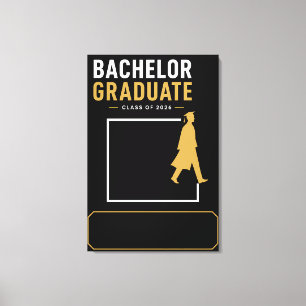 Impressão Em Tela Arte em Tela de Diploma de Bacharel Personalizado
