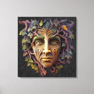 Impressão Em Tela Arte em Tela de Escultura Florestal