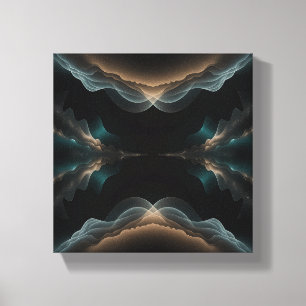 Impressão Em Tela Arte em Tela de Onda Abstrata