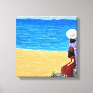 Impressão Em Tela Arte em tela de praia