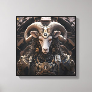 Impressão Em Tela Arte em Tela do Zodíaco de Áries