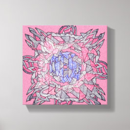 Impressão Em Tela Arte em Tela Ecos Abstratos Entrelaçados