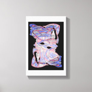 Impressão Em Tela Arte em Tela Espírito Tecido Abstrato