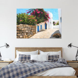 Impressão Em Tela Arte em Tela Esticada Grande da Aleia Mediterrânea