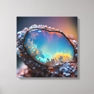 Impressão Em Tela Arte em Tela (Fire Opal-5)