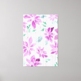 Impressão Em Tela Arte em Tela Floral em Aquarela Lavanda Vintage