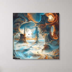 Impressão Em Tela Arte em Tela Surrealismo Aquarela
