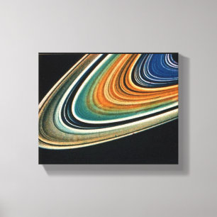 Impressão Em Tela ARTE ESPACIAL #38 Anéis de Saturno