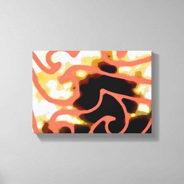 Impressão Em Tela Arte Estranha (Frente)