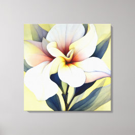 Impressão Em Tela Arte Floral Texturizada Elegante