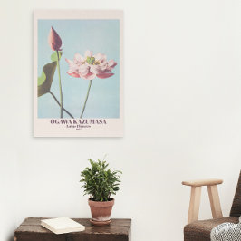 Impressão Em Tela Arte fotográfica de flores de lótus de Ogawa Kazum