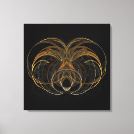 Impressão Em Tela Arte Fractal Gloriosa em Tela