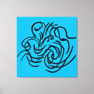 Impressão Em Tela Arte geométrica abstrato modernista