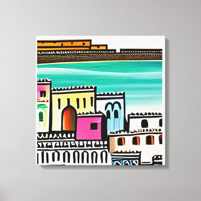 Impressão Em Tela arte gerada por ai (Frente)