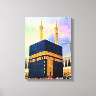 Impressão Em Tela Arte islâmica santamente de Kaaba