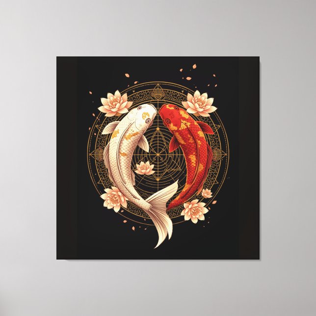 Impressão Em Tela Arte Japonês Zen Feng Shui (Frente)