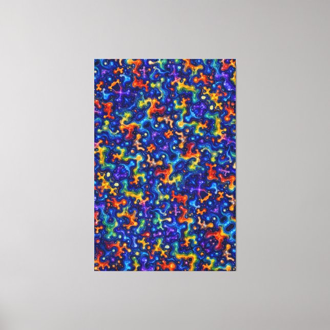Impressão Em Tela Arte Líquida (Frente)