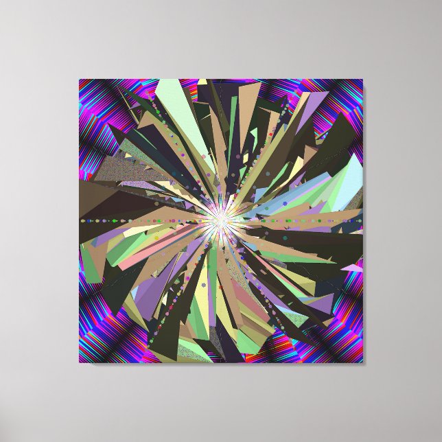 Impressão Em Tela Arte Mandala (Frente)