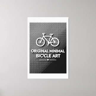 Impressão Em Tela Arte Minimalista de Bicicleta