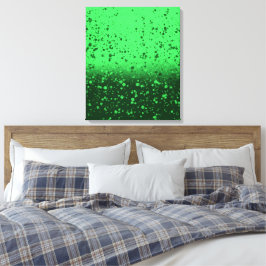 Impressão Em Tela Arte Minimalista Esmeralda Rica