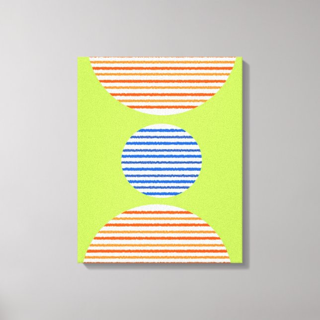 Impressão Em Tela arte moderna abstrato (Frente)