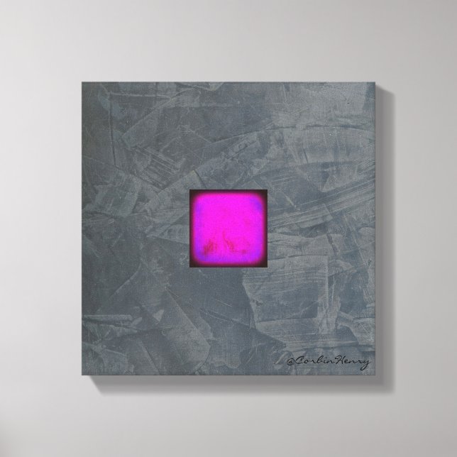 Impressão Em Tela Arte Moderna da Lavanda das Cinzas Fuchia (Frente)