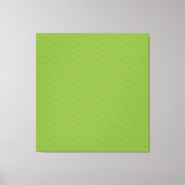 Impressão Em Tela Arte Moderna em Tela Verde para Quarto Minimalista (Frente)
