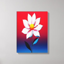 Impressão Em Tela Arte Moderna Minimalista Flor