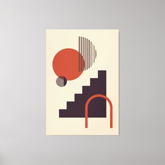 Impressão Em Tela Arte moderna na parede (Frente)