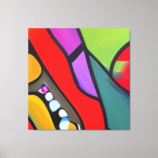 Impressão Em Tela Arte moderna representativa da nossa sociedade