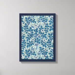 Impressão Em Tela Arte Nova Antiga, Flores de Rosa Selvagem no Jardi