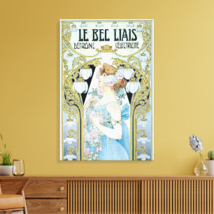 Impressão Em Tela Arte Nova Antiga Le Bec Liais, Privat Livemont