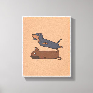 Impressão Em Tela Arte para cães Dachshund   Cachorro 